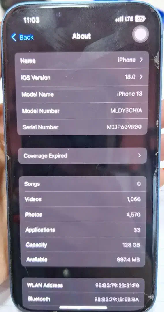 iphone 13 normal blue|موبایل|خرمشهر, |دیوار
