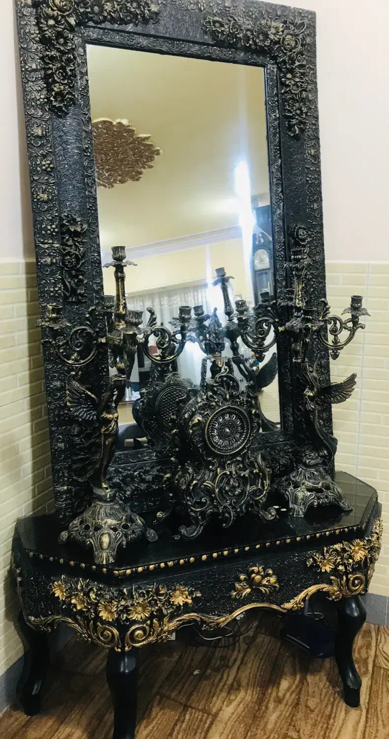 کنسول و آیینه|بوفه، ویترین، کنسول|دزفول, |دیوار