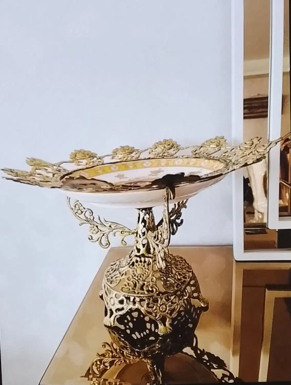 میوه خوری برنجی|ظروف سرو و پذیرایی|کهریزک, |دیوار