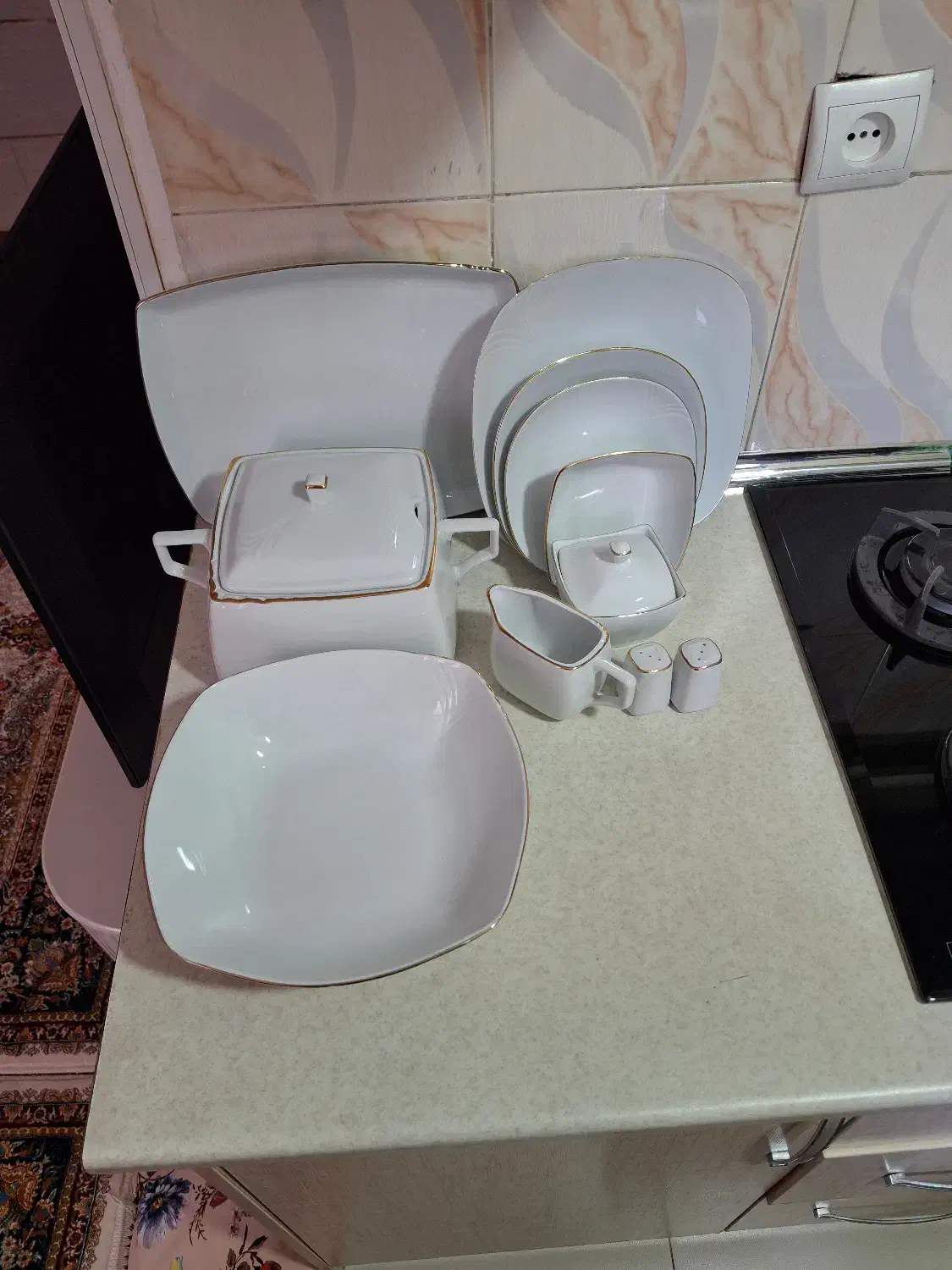 ظروف آشپزخانه|ظروف سرو و پذیرایی|اشتهارد, |دیوار