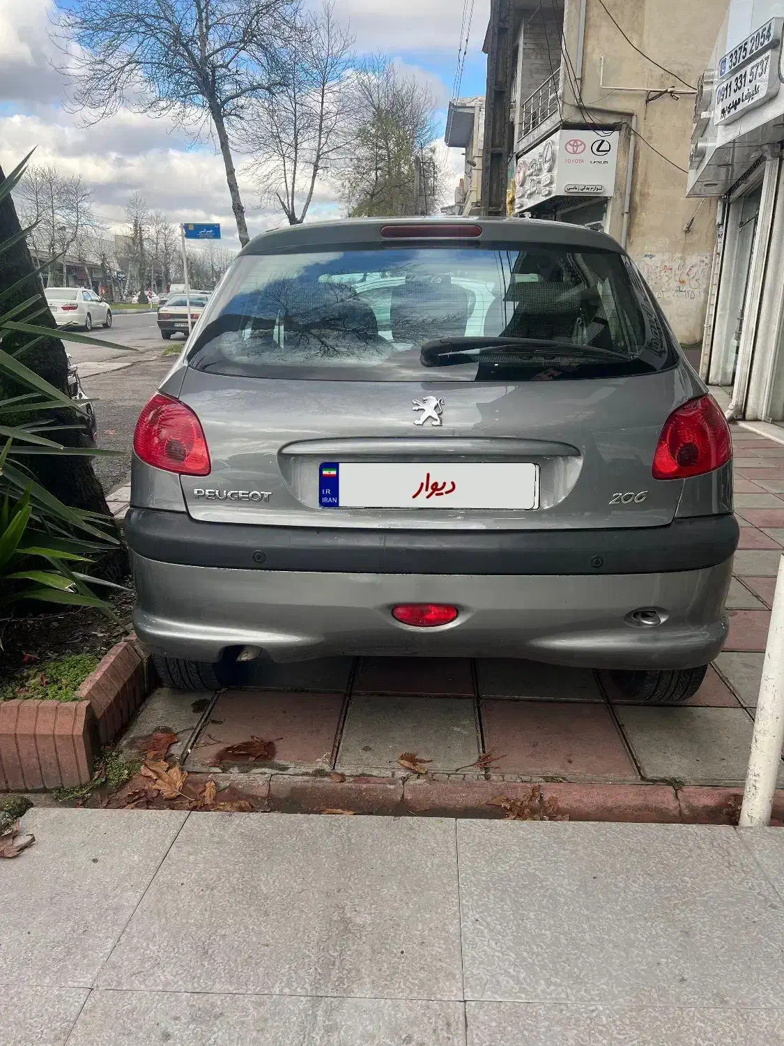 پژو 206 تیپ 5|خودرو سواری و وانت|رشت, هلال احمر|دیوار