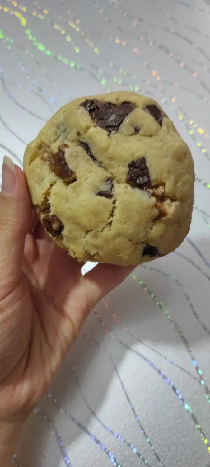 کوکی نیویورکی با مغز گردو و شکلات|خوردنی و آشامیدنی|اصفهان, ارغوانیه|دیوار