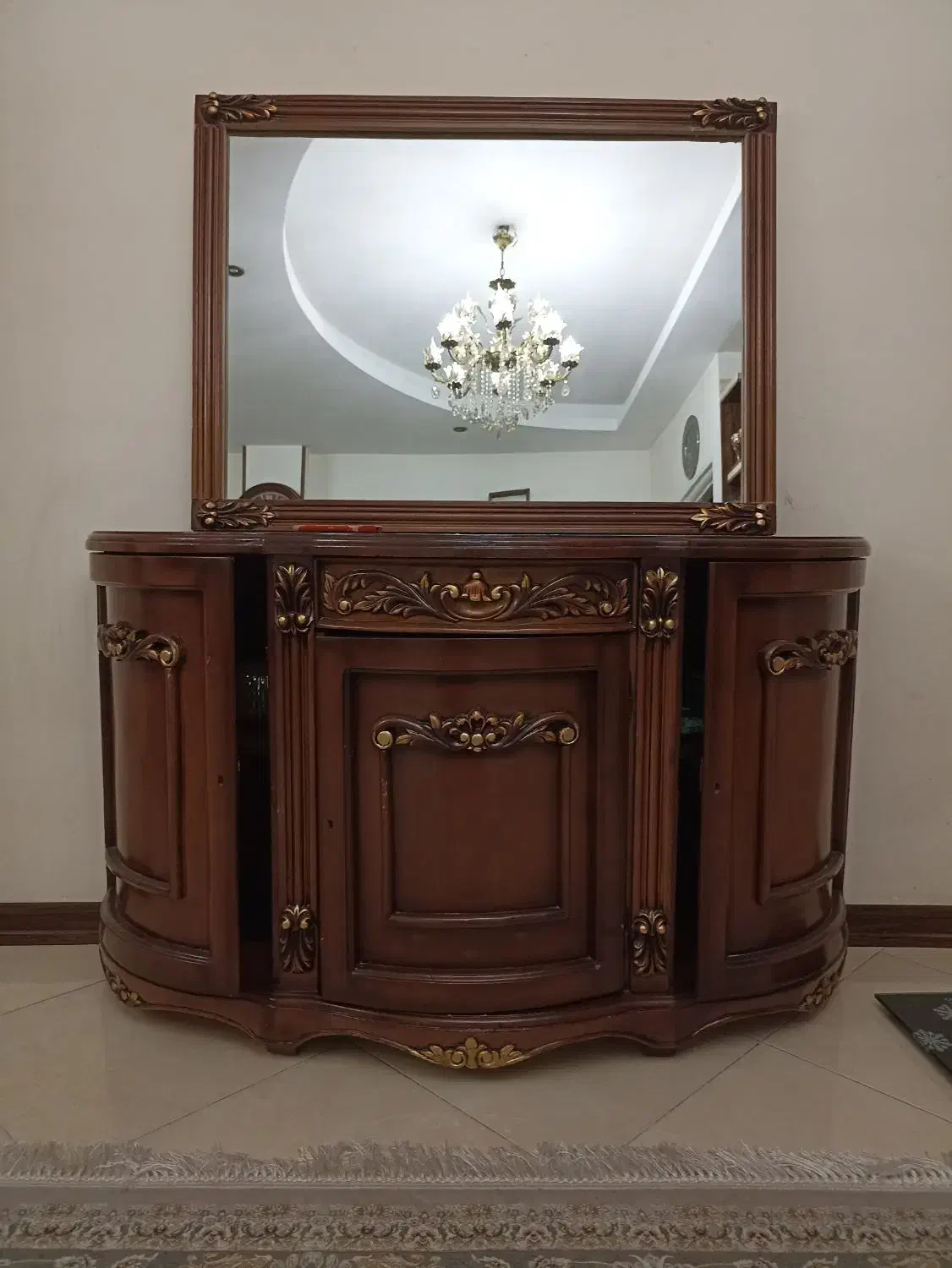 آینه وکنسول|بوفه، ویترین، کنسول|ملارد, |دیوار