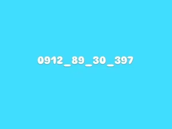 ۰۹۱۲۸۹۳۰۳۹۷ سیمکارت کد ۸ نقد و اقساط|سیم‌کارت|تهران, تهرانپارس غربی|دیوار