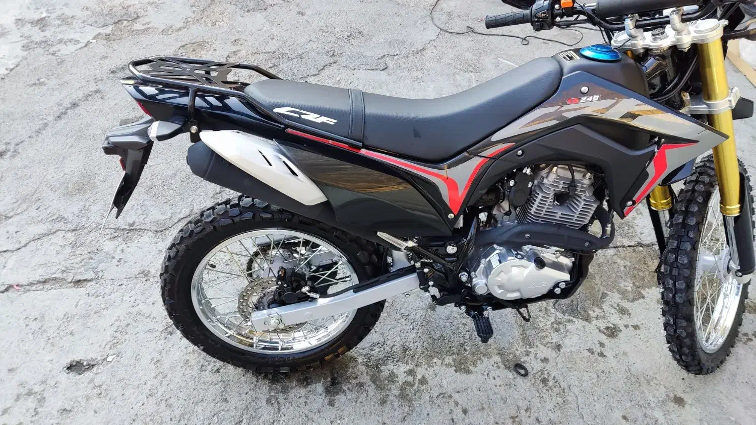 باسل 250طرح crfخشک واقعی زیر فی|موتورسیکلت|مشهد, سجاد شهر|دیوار