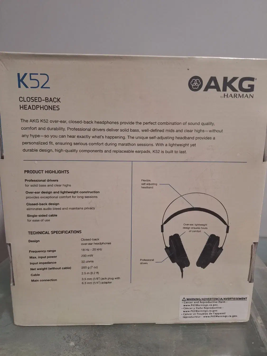 هدفون AKG K52|قطعات و لوازم جانبی رایانه|مشهد, هنرستان|دیوار