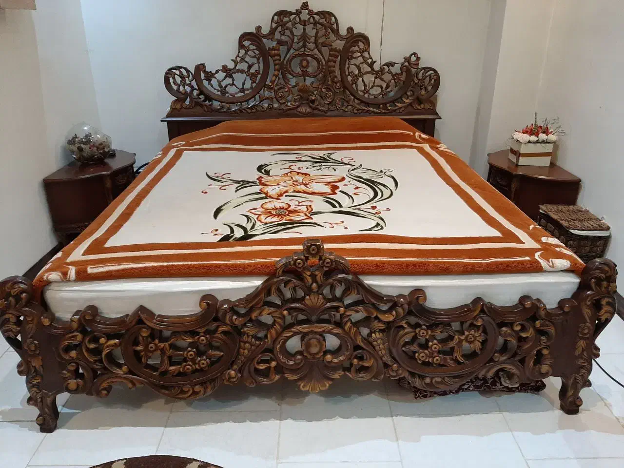 سرویس خواب (چوب راش )|تخت و سرویس خواب|مشهد, نیروی هوایی|دیوار