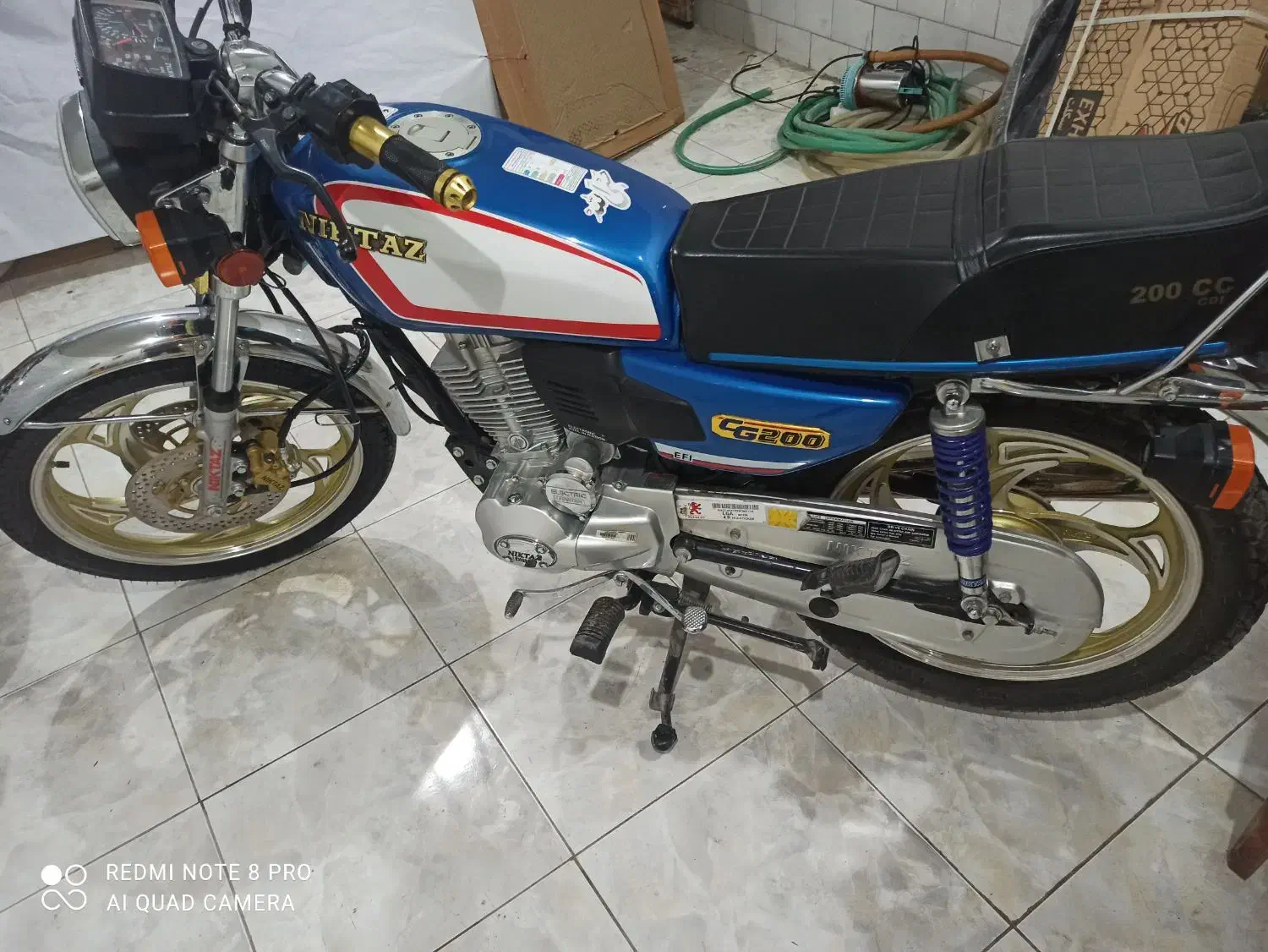 موتور نیکتاز 200مدل 1403مدارک اماده|موتورسیکلت|گله دار, |دیوار