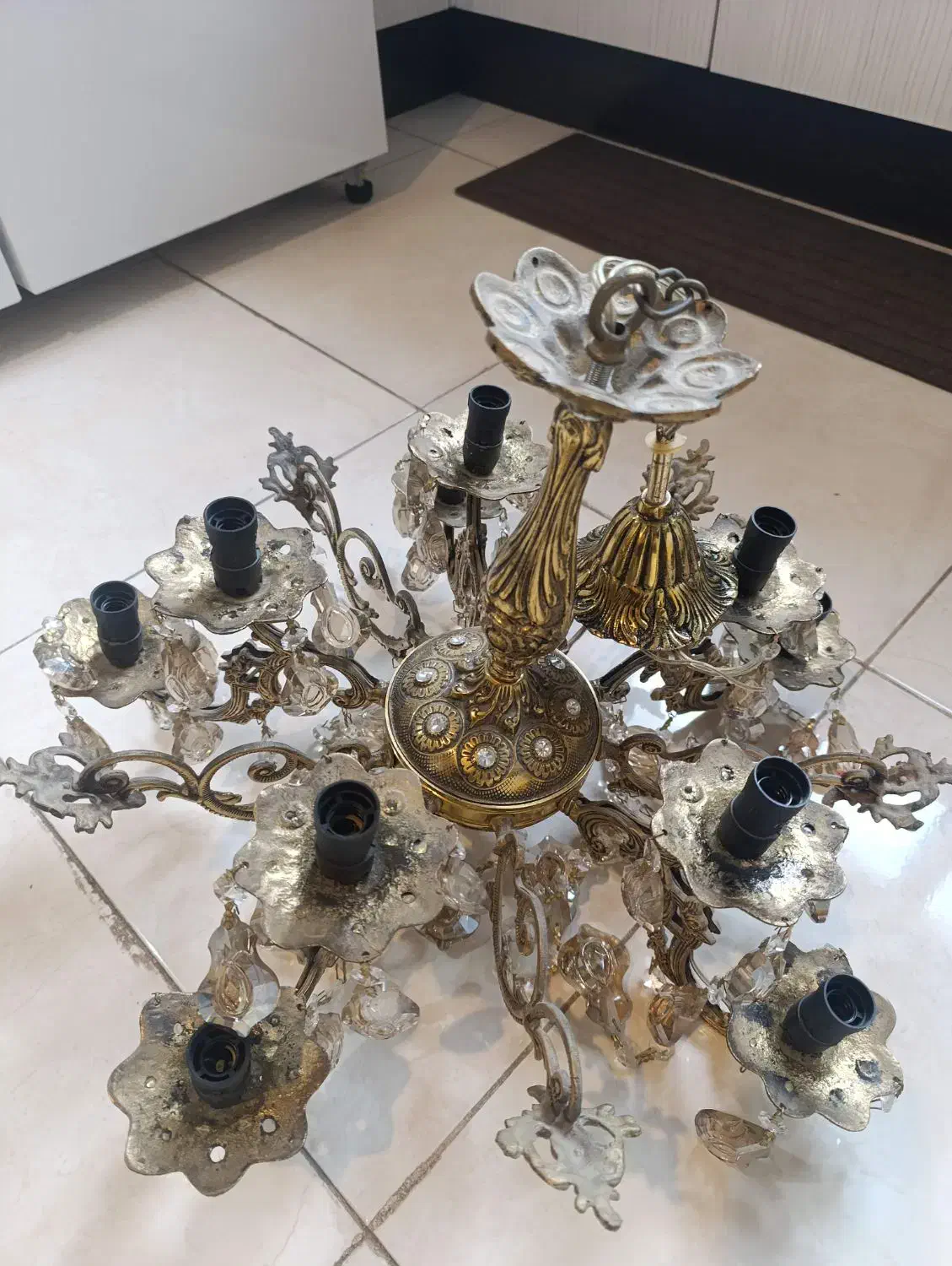 لوستر|لوستر و چراغ آویز|اراک, |دیوار