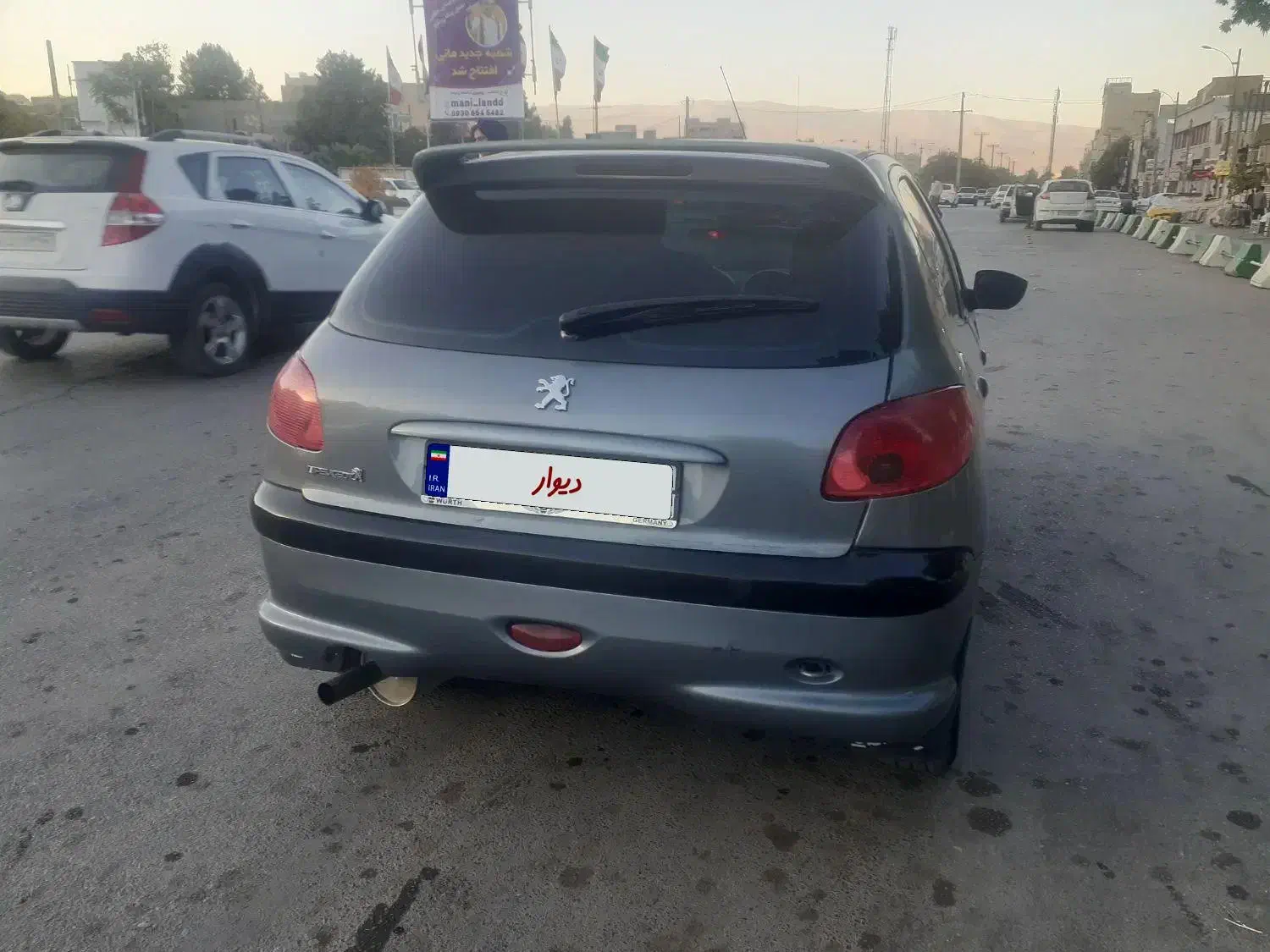 ۲۰۶ تیپ۲ مدل ۸۸|خودرو سواری و وانت|خرم‌آباد, |دیوار