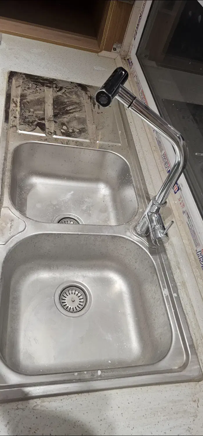 سینک داتیس DB-180 و شیر سانسوریا کاملاً نو|مصالح و تجهیزات ساختمان|تهران, شهرک چیتگر|دیوار