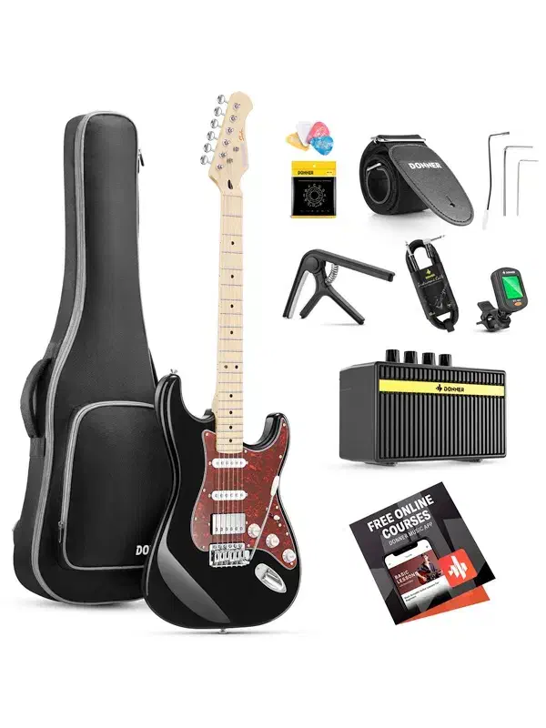 گیتار الکتریک Donner|گیتار، بیس، امپلیفایر|اصفهان, باغ زرشک|دیوار