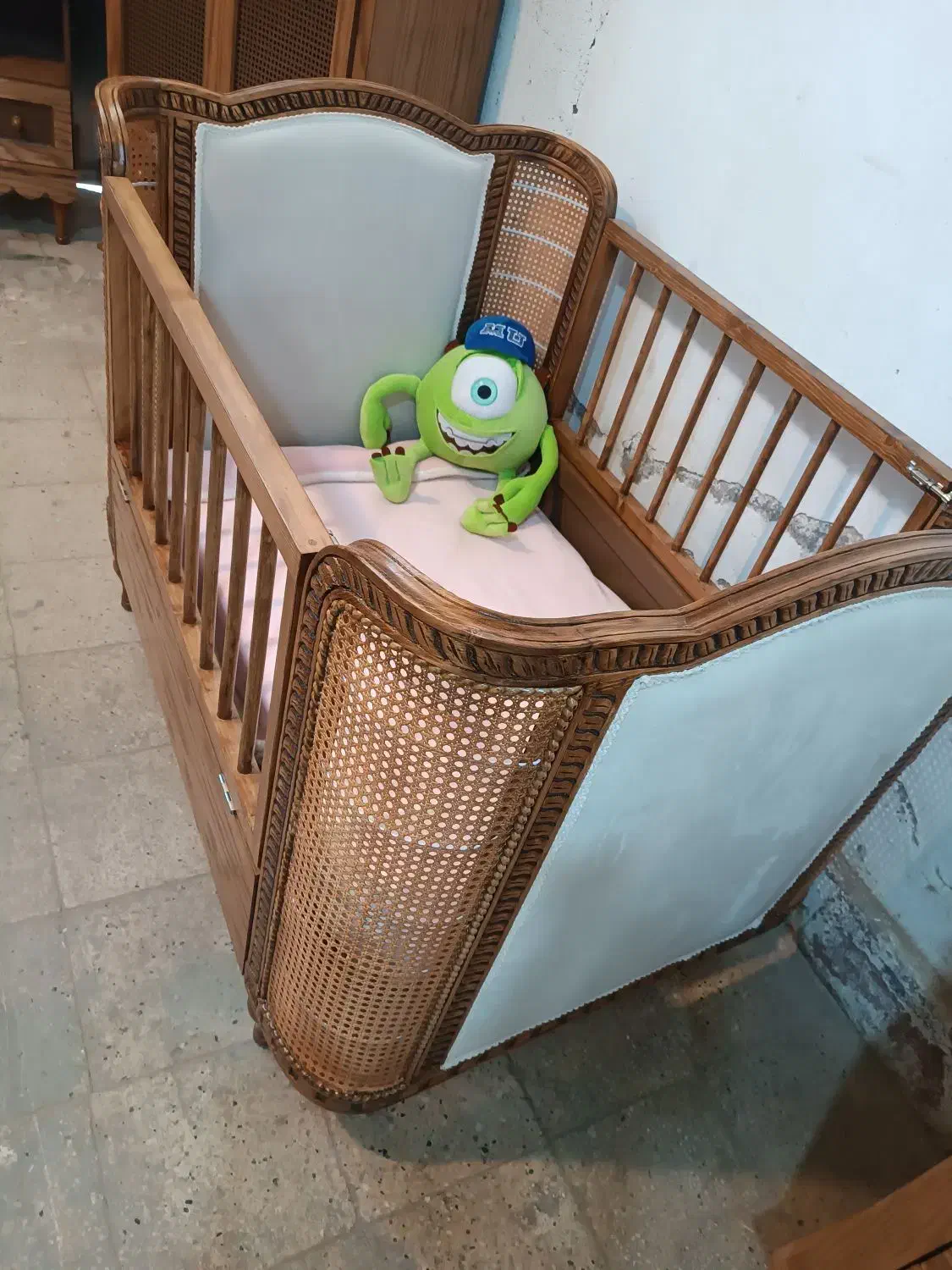 سرویس خواب نوزاد و نوجوان ترکیب چوب و روکشی|تخت و صندلی بچه|مشهد, توس (بلوار توس)|دیوار