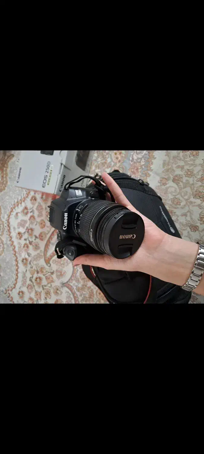 دوربین Canon 250D به همراه لنز 55-18|دوربین عکاسی و فیلم‌برداری|آمل, |دیوار