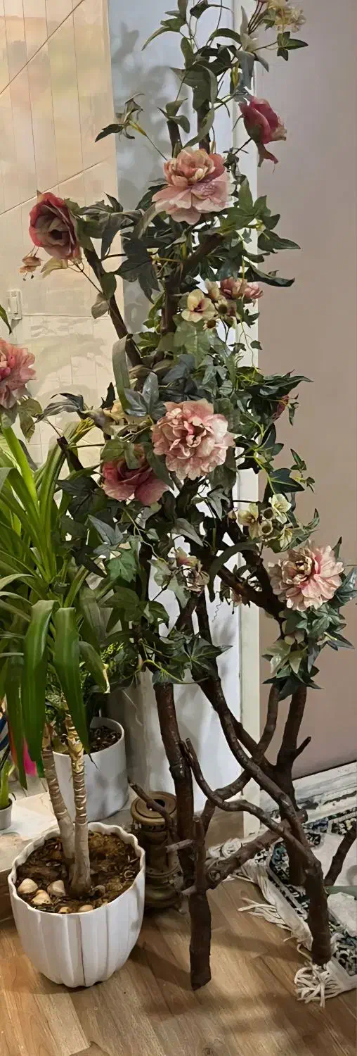 گل منصوعی خیلی زیبا|گل مصنوعی|مسجد سلیمان, |دیوار