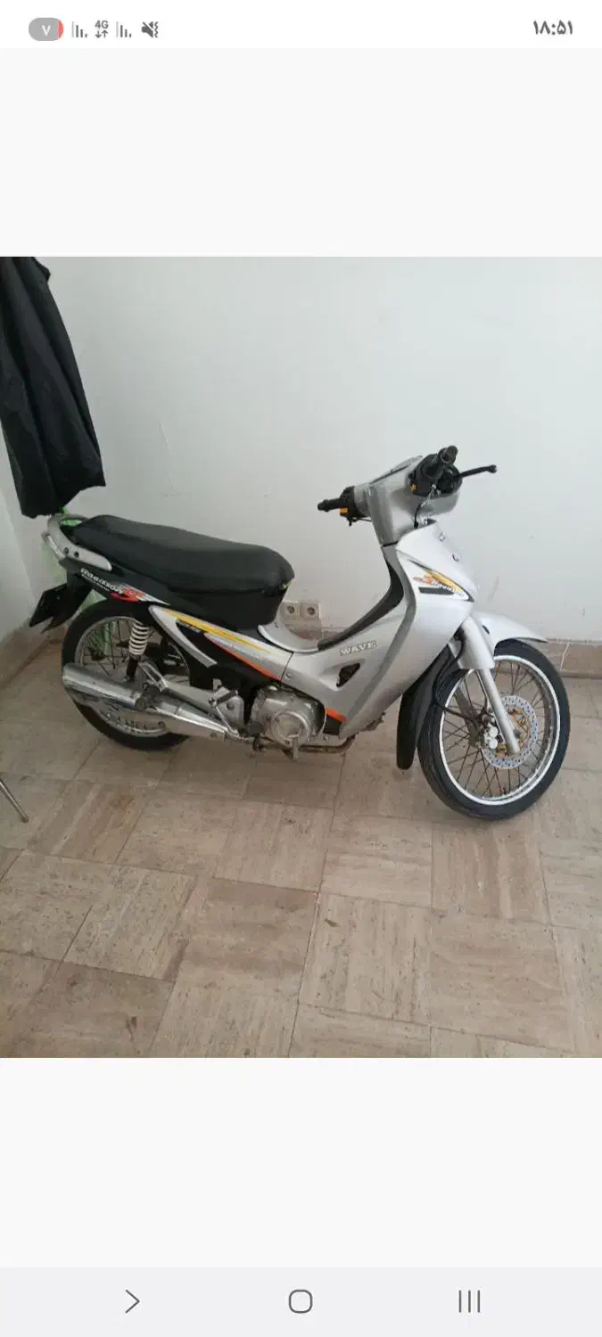 فروش موتور سیکلت ویو مزایده ای نقره ای|موتورسیکلت|مراغه, |دیوار