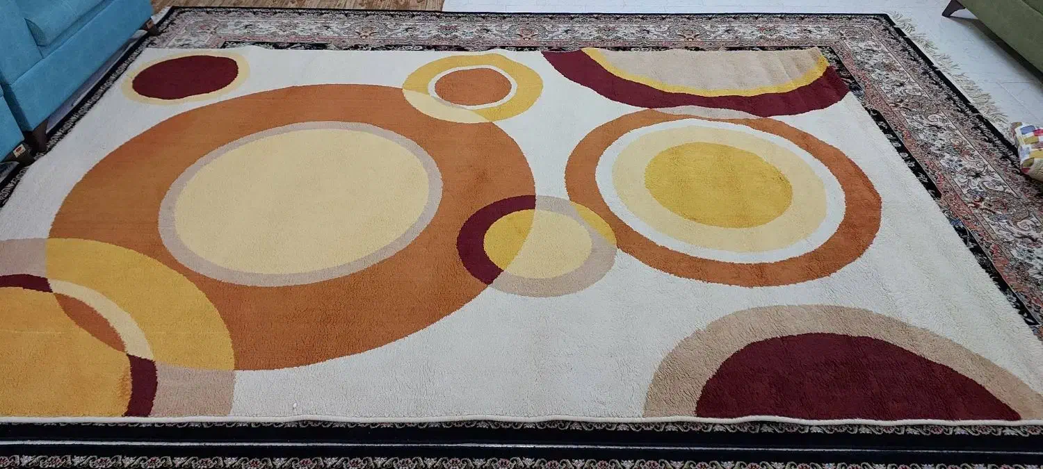 یک جفت فرش شش متری فانتزی|فرش|قزوین, |دیوار