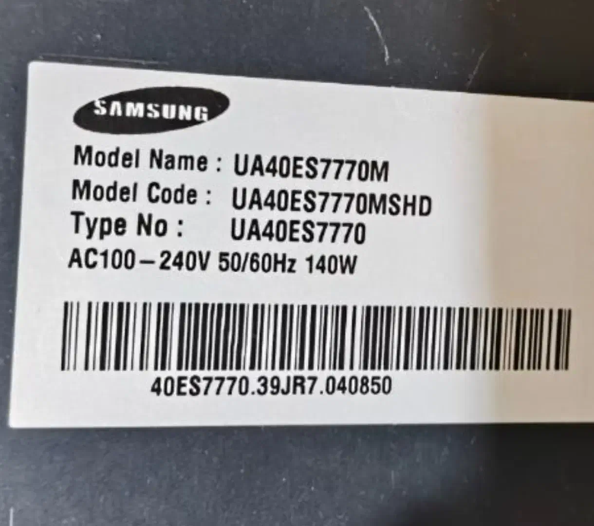 پنل سامسونگ ۴۰ اینچ LTJ400HL08V|تلویزیون و پروژکتور|تبریز, |دیوار