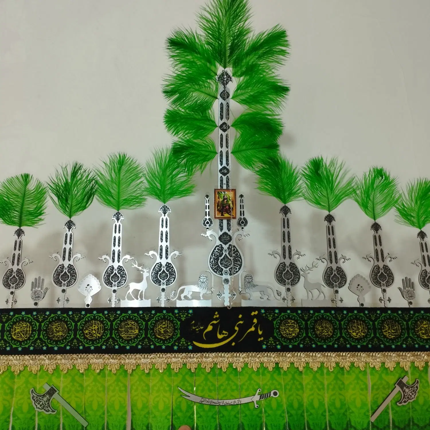 علامت دکوری محرمی - محصول علمسازی مرادی|مجسمه، تندیس، ماکت|تهران, منیریه|دیوار