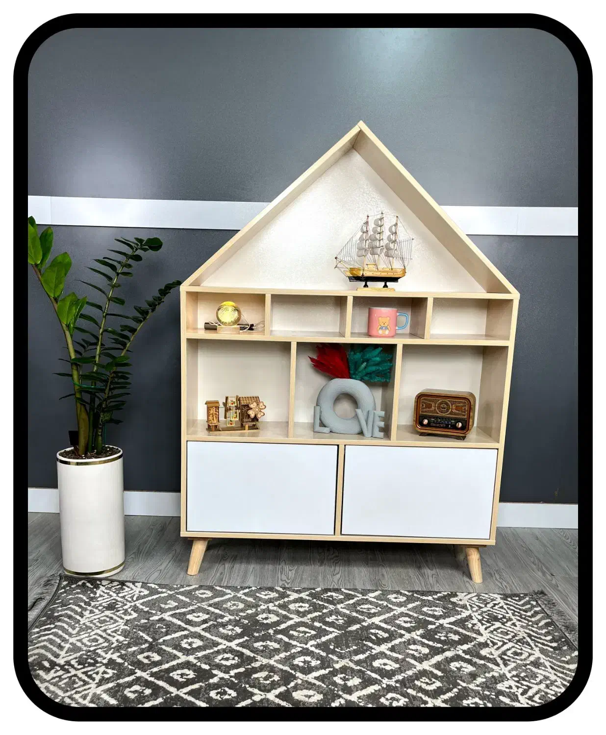 کمد و شلف طرح خانه کودک بهمراه ارسال رایگان|کتابخانه، شلف، قفسههای دیواری|تهران, یافت آباد جنوبی|دیوار