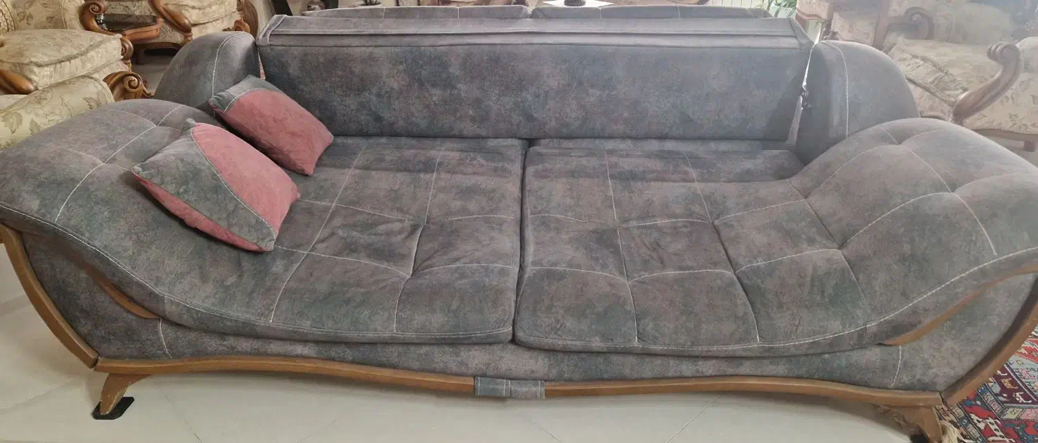 مبل راحتی تخت خواب شو|مبلمان خانگی و میز عسلی|مشهد, هفت تیر (حافظ)|دیوار