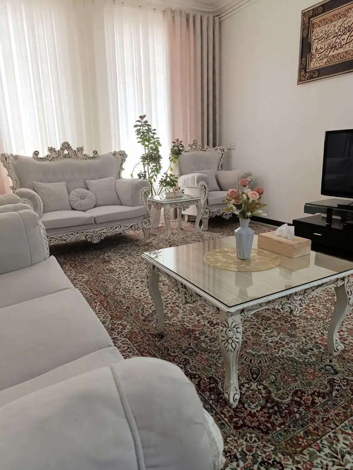 مبل کلاسیک|مبلمان خانگی و میز عسلی|جیرفت, |دیوار