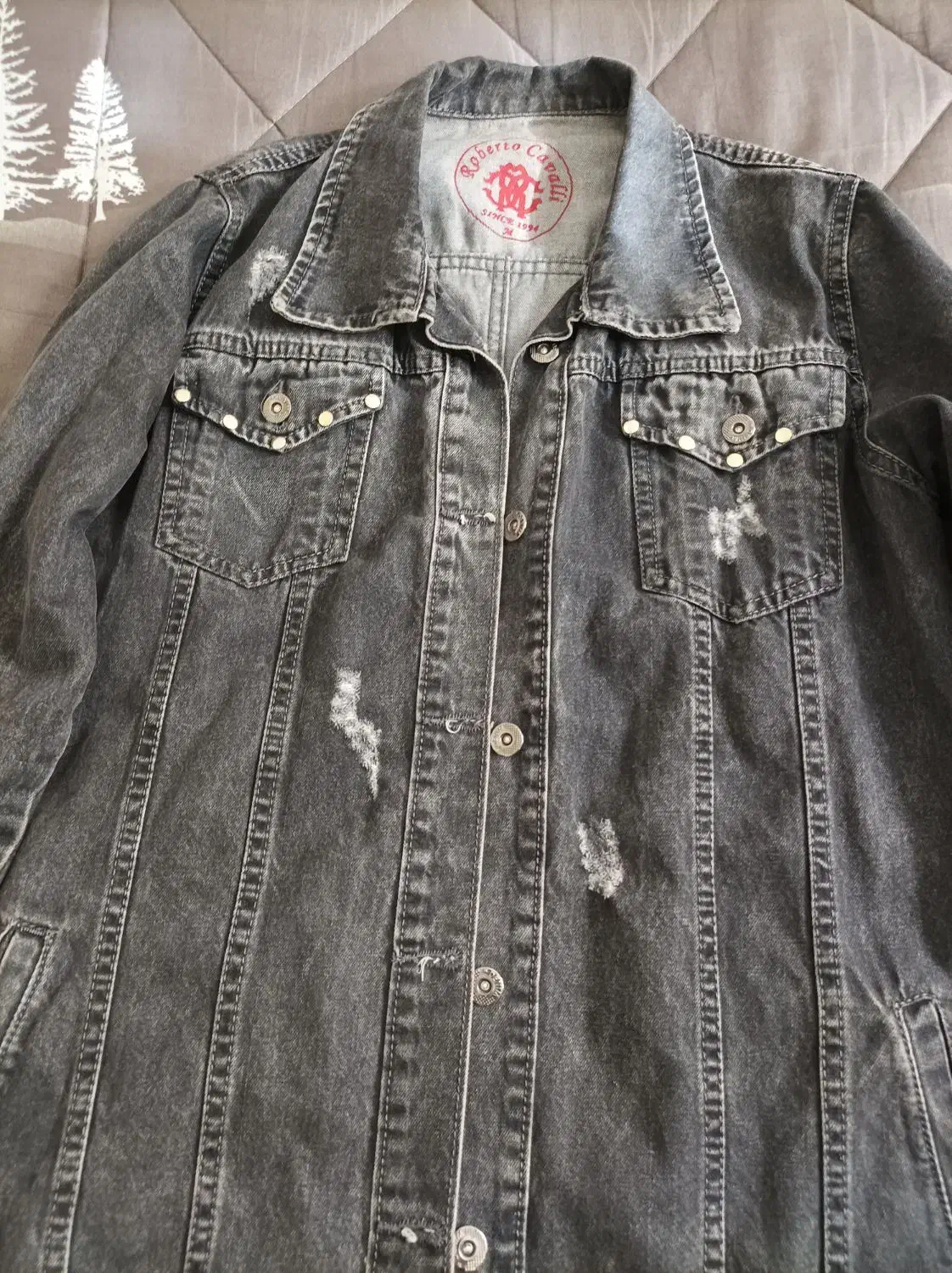 مانتو جین یا لی رنگ ذغالی|لباس|ری, دیلمان|دیوار