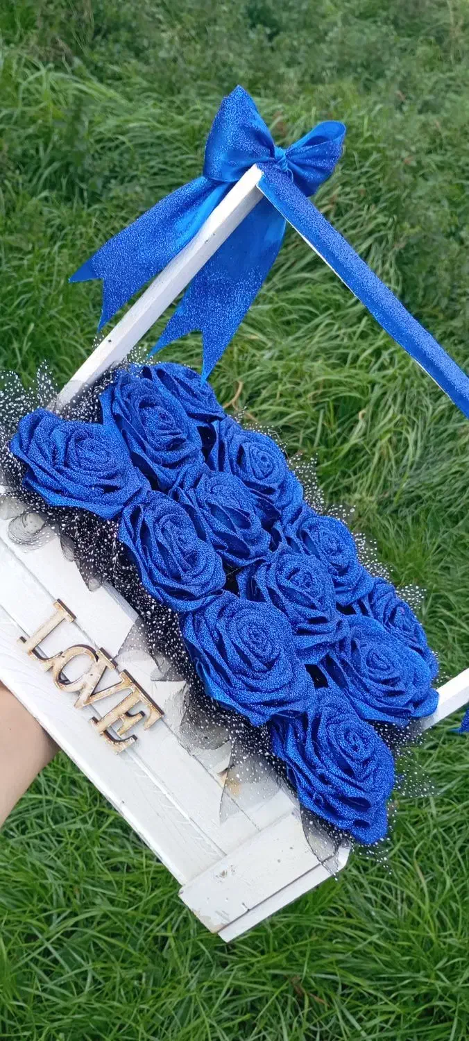 گل روبانی|گل مصنوعی|ساری, |دیوار