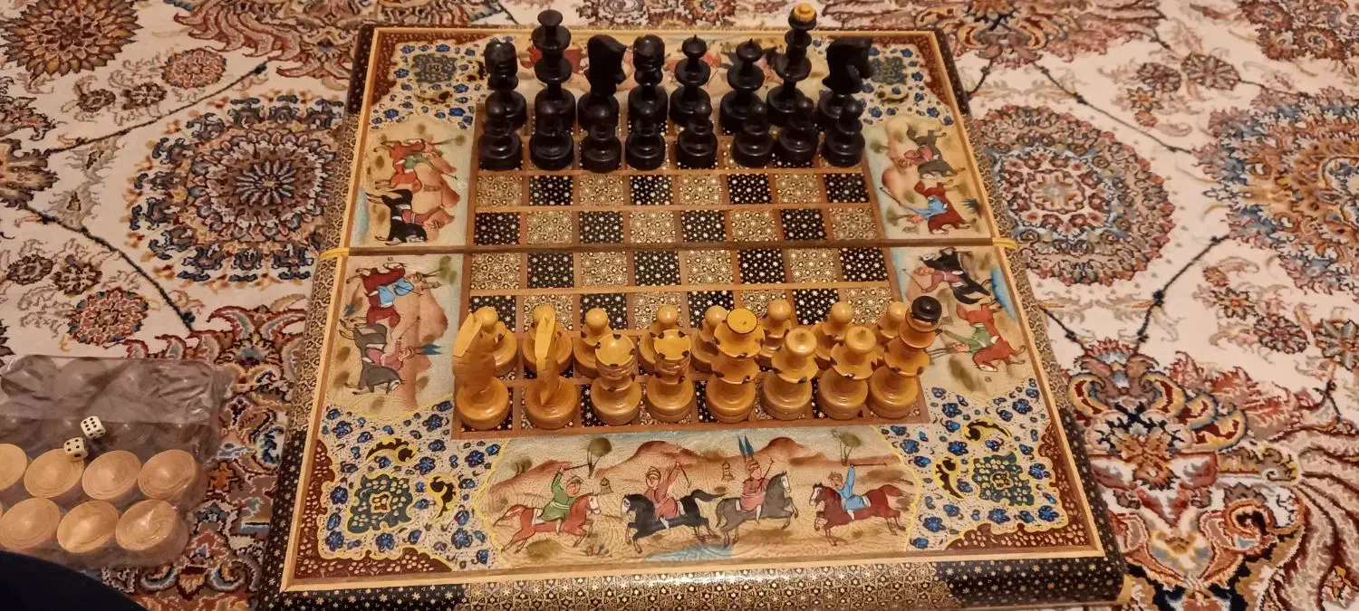 شطرنج تخته خاتم اصفهان|کلکسیون و سرگرمی|تهران, صد دستگاه|دیوار