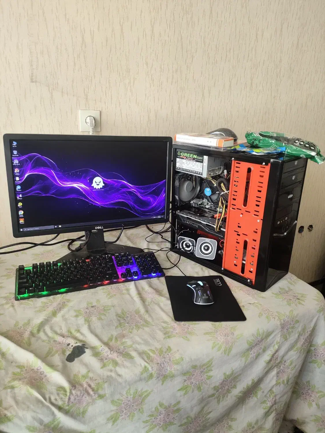 کیس کامپیوتر گیمینگi5رم16گرافیک8گیگ+مانیتور+ssd|رایانه رومیزی|فریدون‌کنار, |دیوار