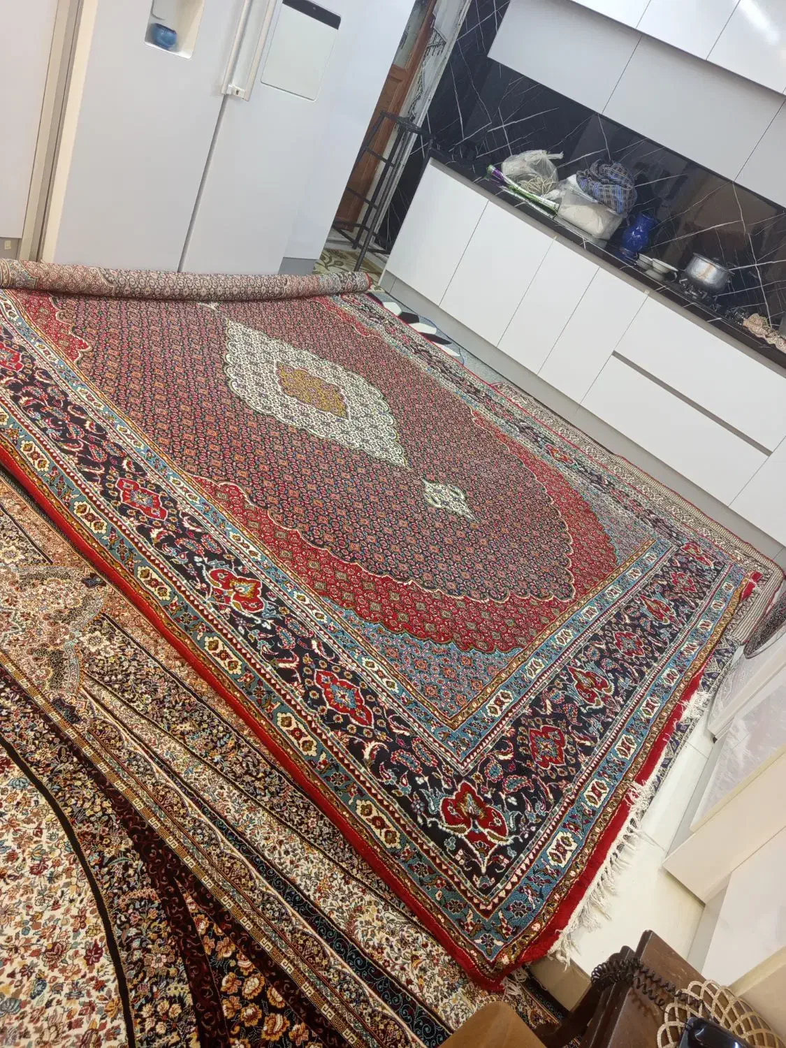 2عدد فرش 12متری|فرش|قروه, |دیوار