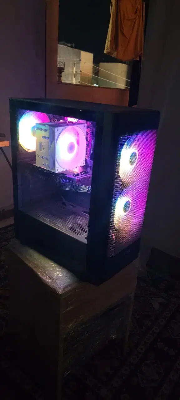 کیس کامیپوتر i5 12400.   rtx 4060|رایانه رومیزی|شیراز, شهرک سراج‎|دیوار