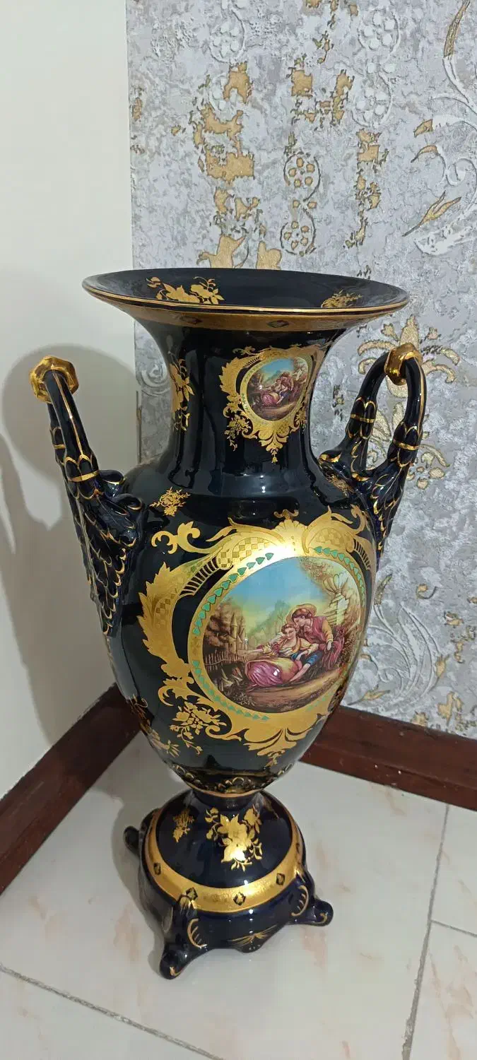 گلدان کاپی 60 سانتی طلا کوب|صنایع دستی و سایر لوازم تزئینی|تهران, آهنگ|دیوار