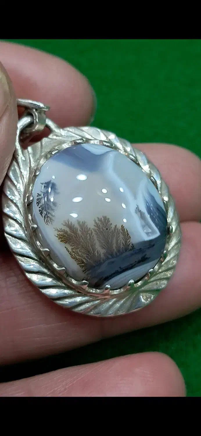 پلاک گردنی شجر قائن|جواهرات|آباده, |دیوار