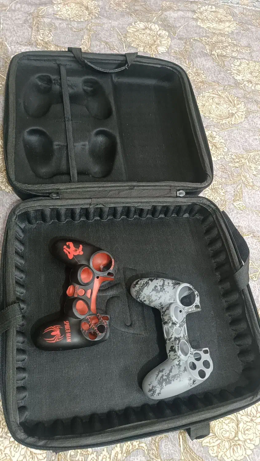 کیف ps4 با روکش دسته با چراغ تیبا|کنسول، بازی ویدئویی و آنلاین|اردبیل, |دیوار