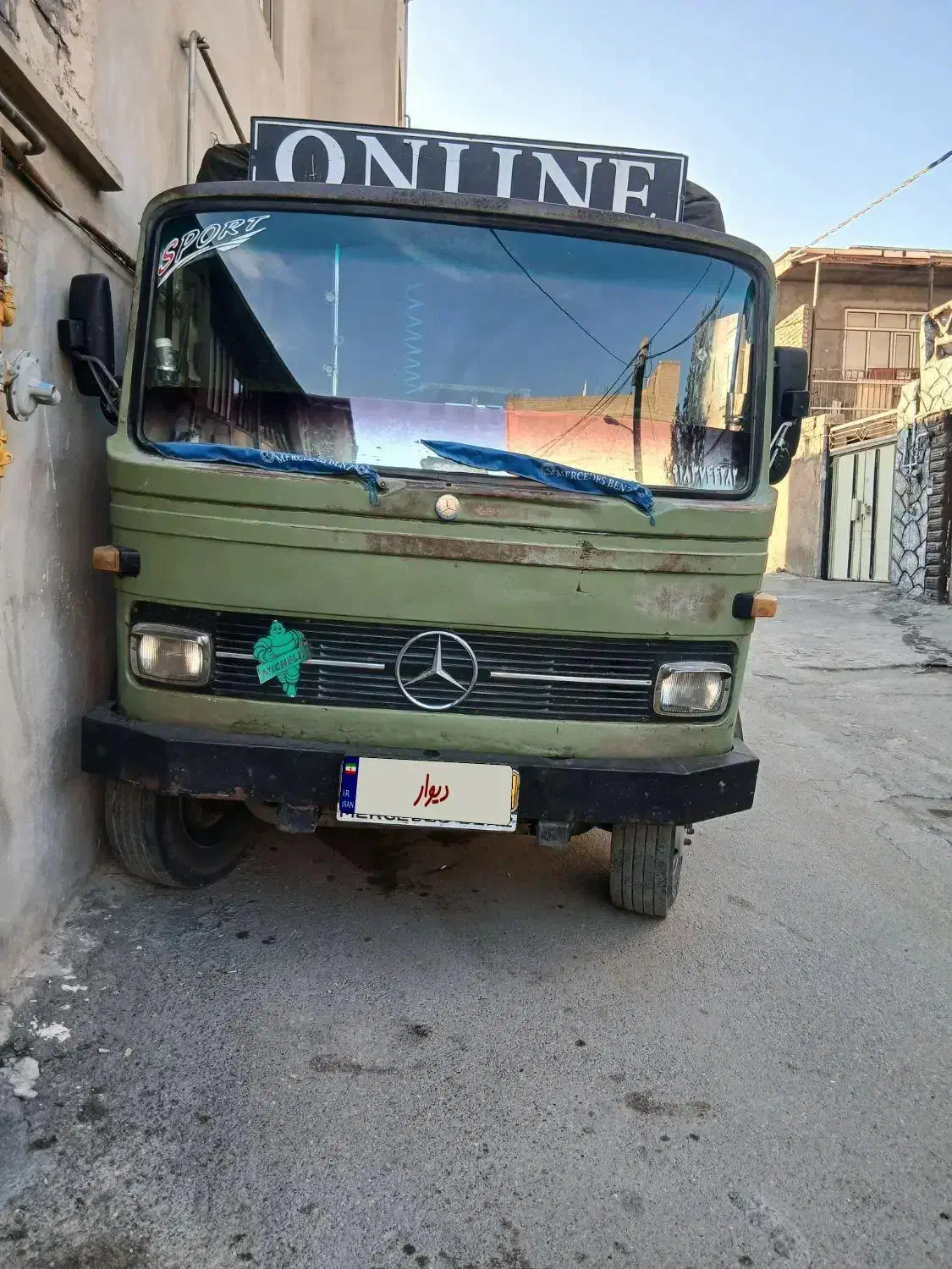 خاوربنز۸۰۸مدل۶۶|خودرو سنگین|سقز, |دیوار