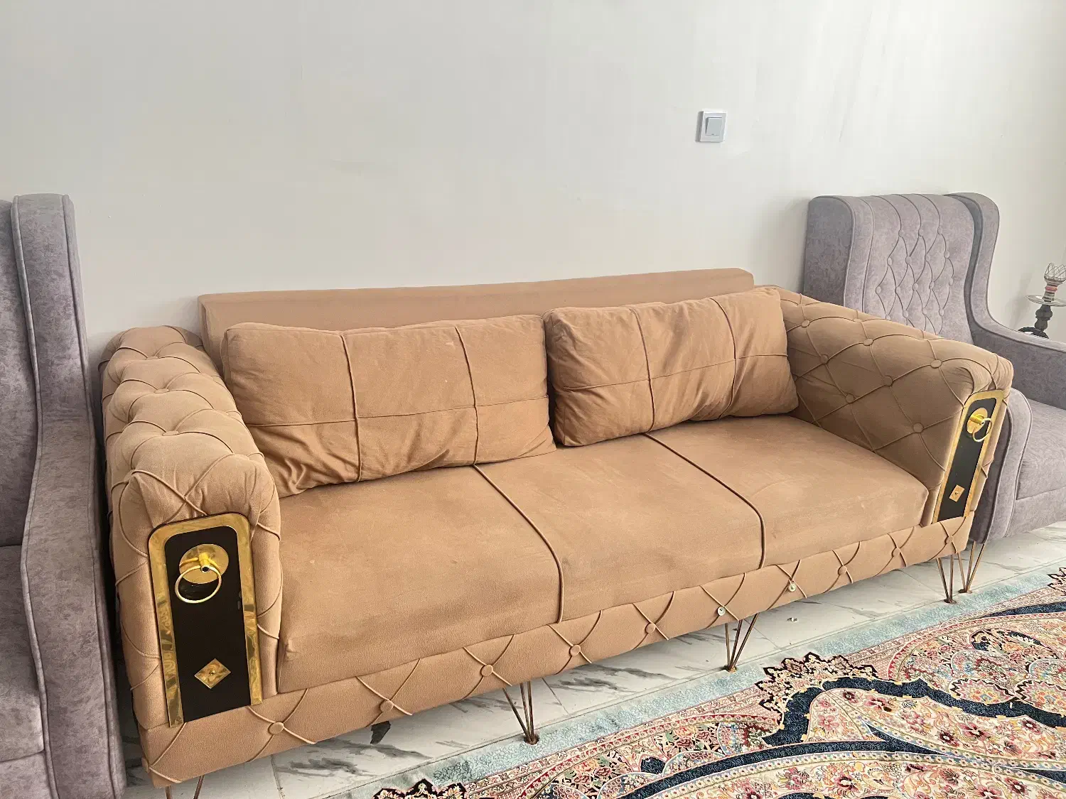 مبل ۸ نفره نو|مبلمان خانگی و میز عسلی|شیراز, شهرک فرزانگان|دیوار