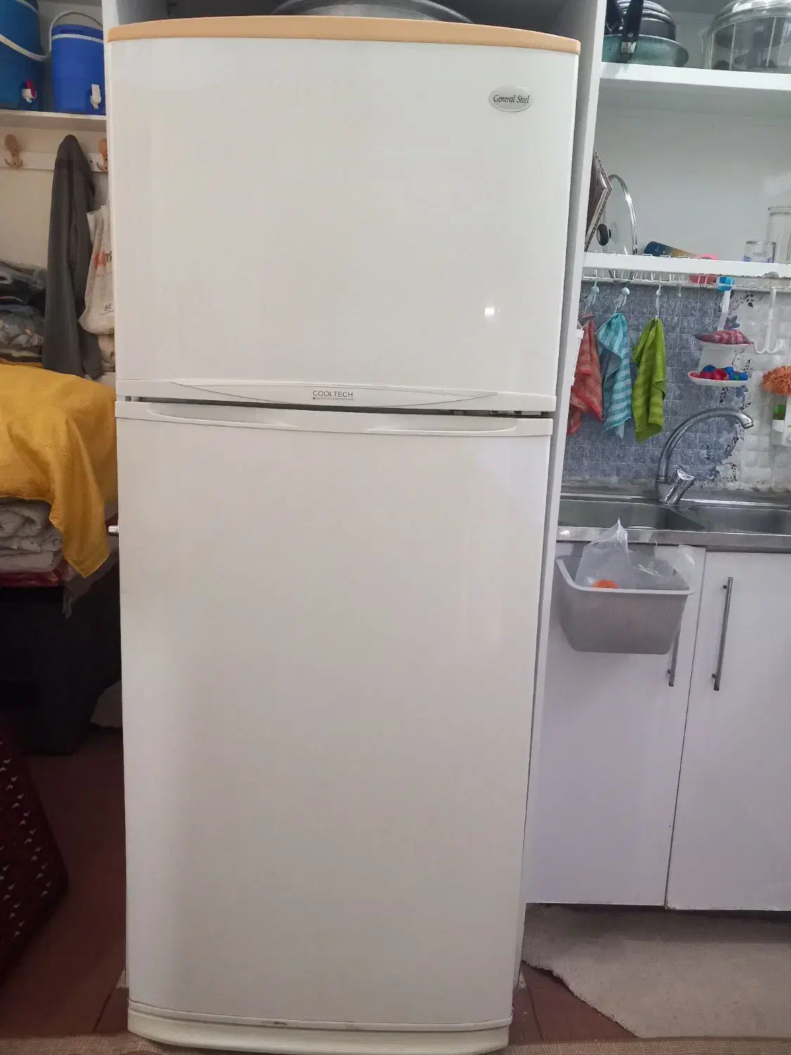 بخچال فریزرجنرال استیل.بدون برفک.کاملاسالم|یخچال و فریزر|بندر دیر, |دیوار