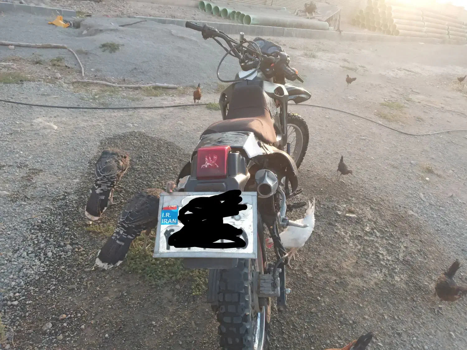 موتورسیکلت تریل ۲۰۰|موتورسیکلت|صحنه, |دیوار