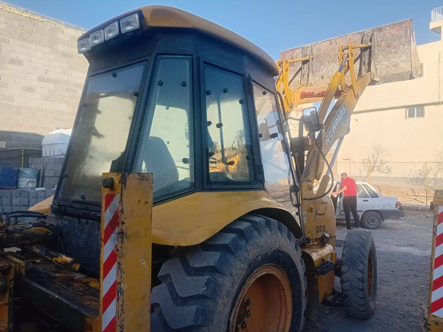 بیل بکهو sp220|خودرو سنگین|ابریشم, |دیوار