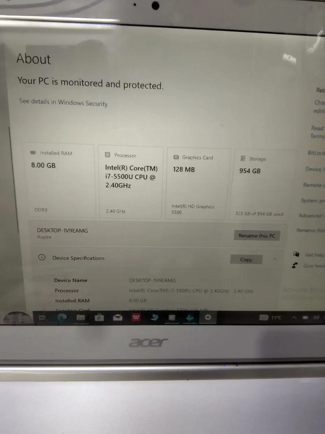 لپتاپ الترابوک باریک لمسی i7 هارد یک ترا ssd|رایانه همراه|ری, دولت‌آباد|دیوار