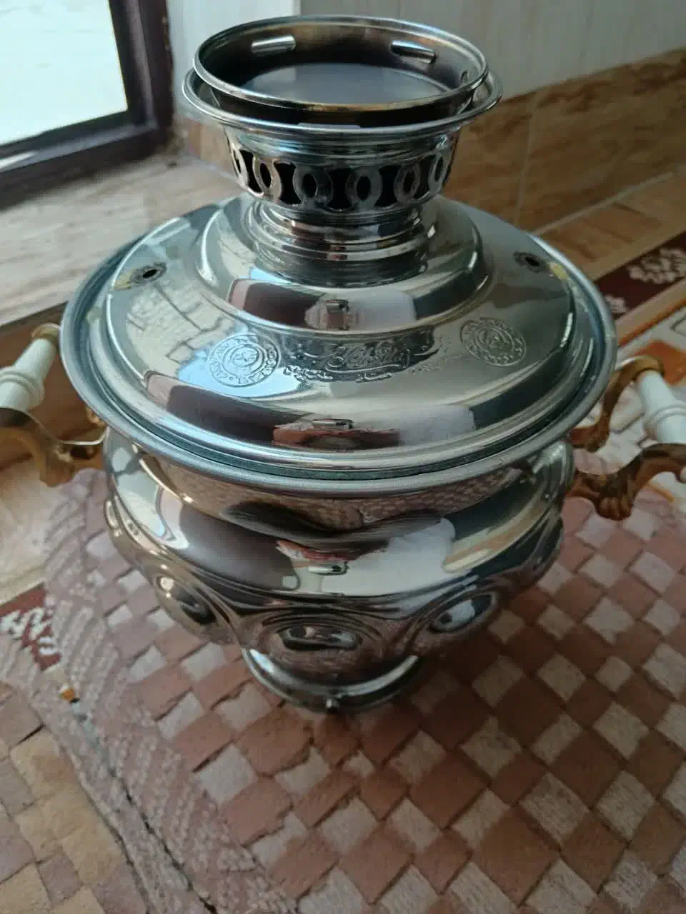 سماورگازی|سماور، چای‌ساز، قهوه‌ساز|قم, باغ کرباسی|دیوار