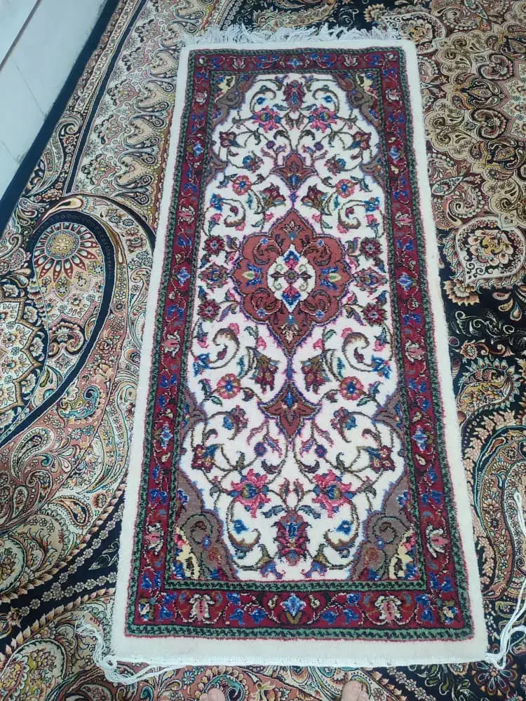 یک جفت فرش کناره دست باف نو ۱/۵×۹۰|فرش|اراک, |دیوار