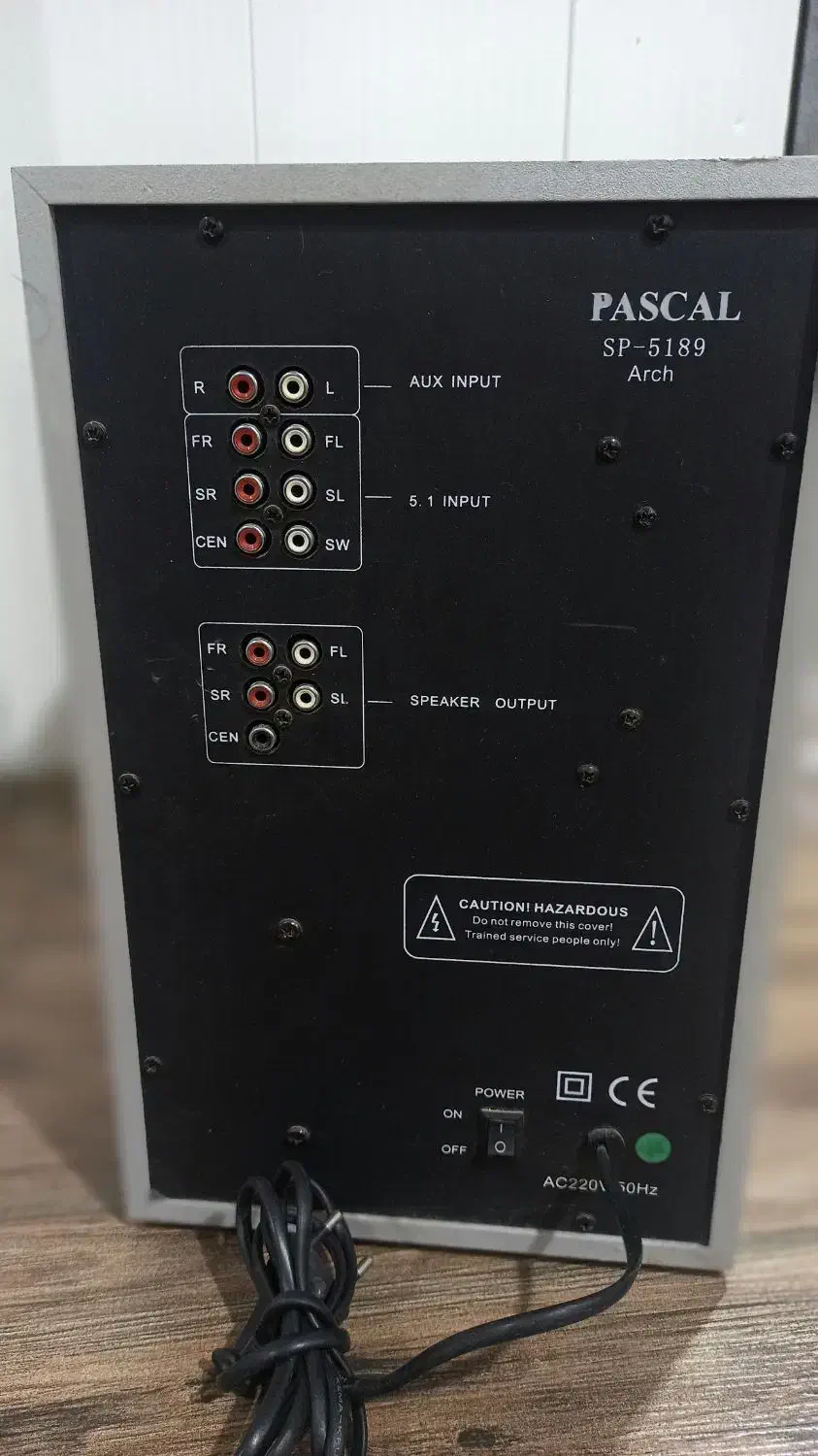اسپیکر ۶ تیکه پاسکال|سیستم صوتی خانگی|سقز, |دیوار