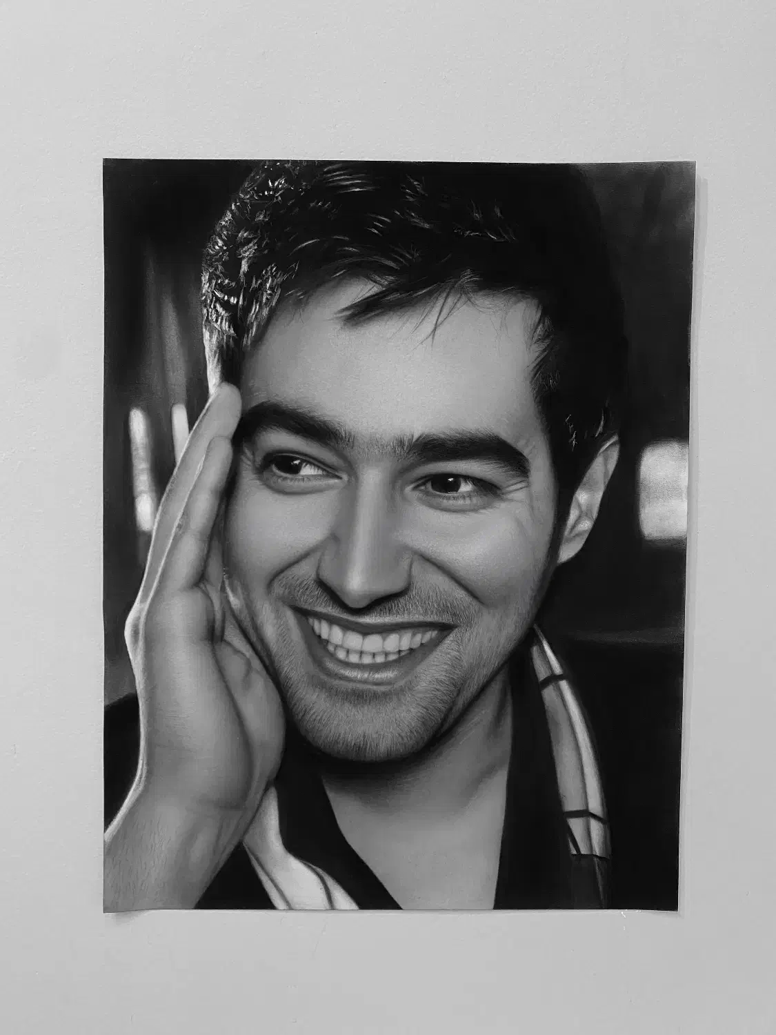 نقاشی سیاهقلم|تابلو، نقاشی، عکس|تهران, استاد معین|دیوار