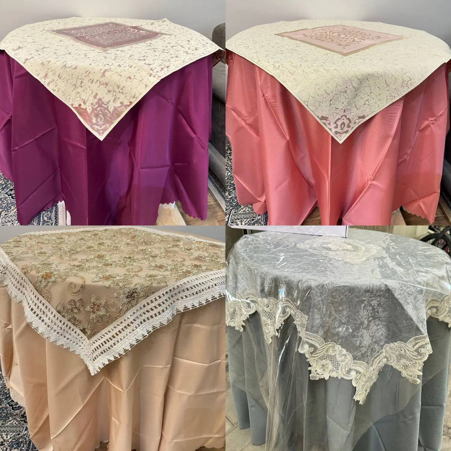 فروش ویژه ساتن،رومیزی و غیره به مناسبت روز مادر|پرده، رانر، رومیزی|یزد, |دیوار