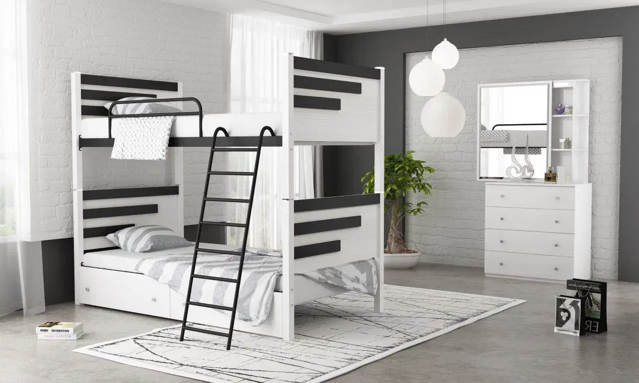 تخت دوطبقه کیمیا|تخت و سرویس خواب|کرج, شهرک بنفشه|دیوار