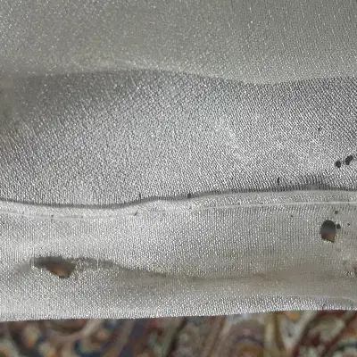 پرده حریر براق|پرده، رانر، رومیزی|قم, امامزاده ابراهیم|دیوار