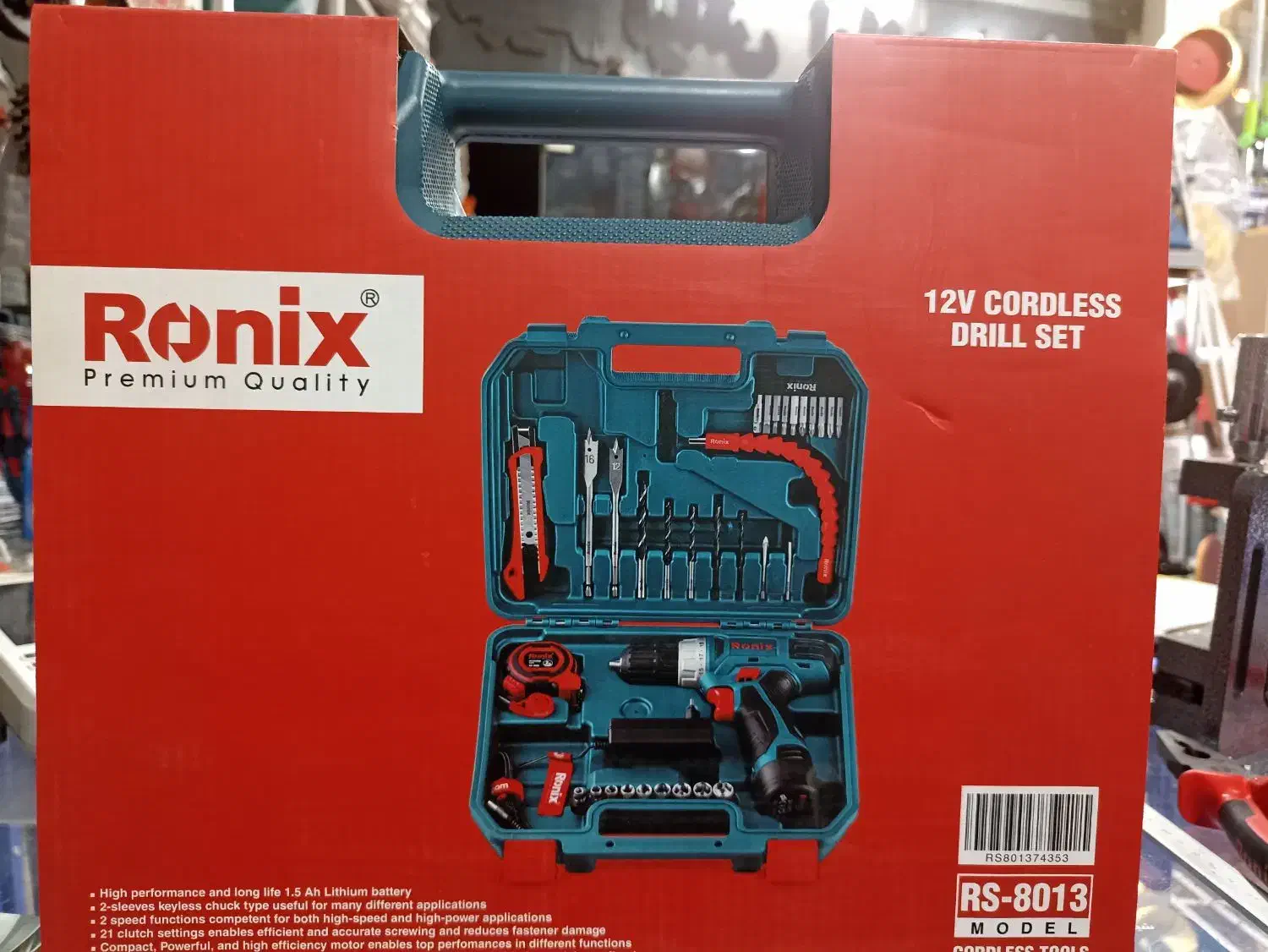 دریل شارژی رونیکس RS-8013|ابزارآلات|مشهد, هفده شهریور|دیوار