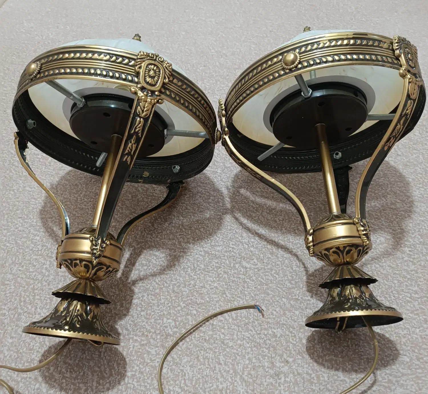 لوستر دو عدد جفت|لوستر و چراغ آویز|اصفهان, دشتستان|دیوار